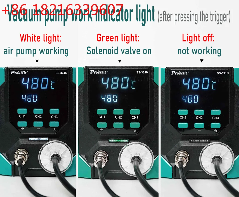 YAO SS-331N Digital Electric D - Desoldering Pump Electric Vacuum Station recension och pris