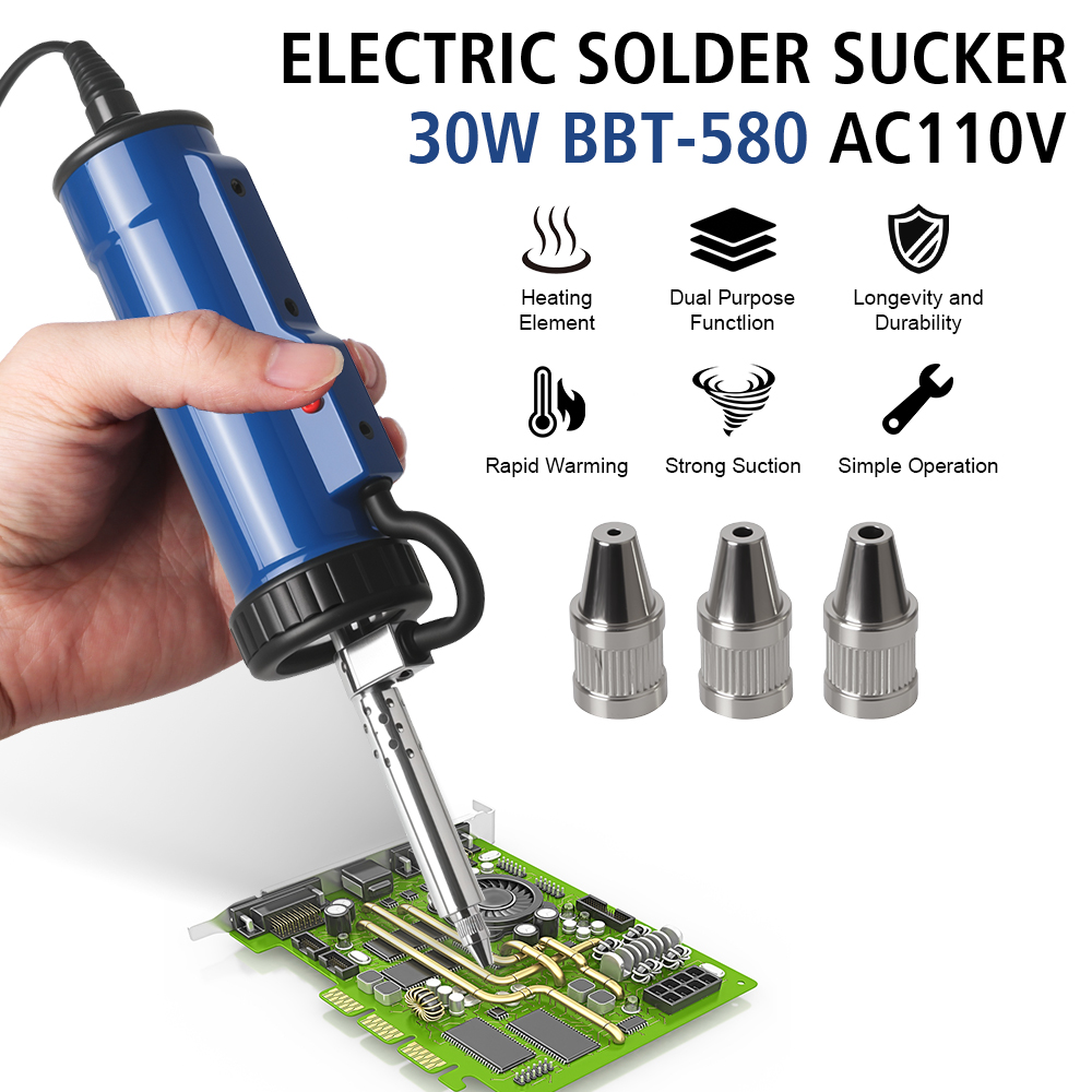 New Desoldering Machine Tin Su - Desoldering Pump Electric Vacuum Station recension och pris